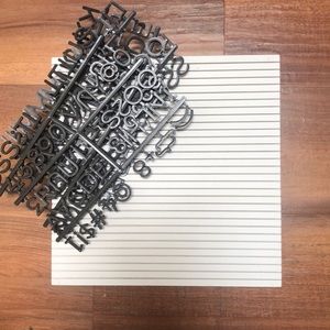 🧚🏼‍♂️letter board (w/ full set of letters & #s